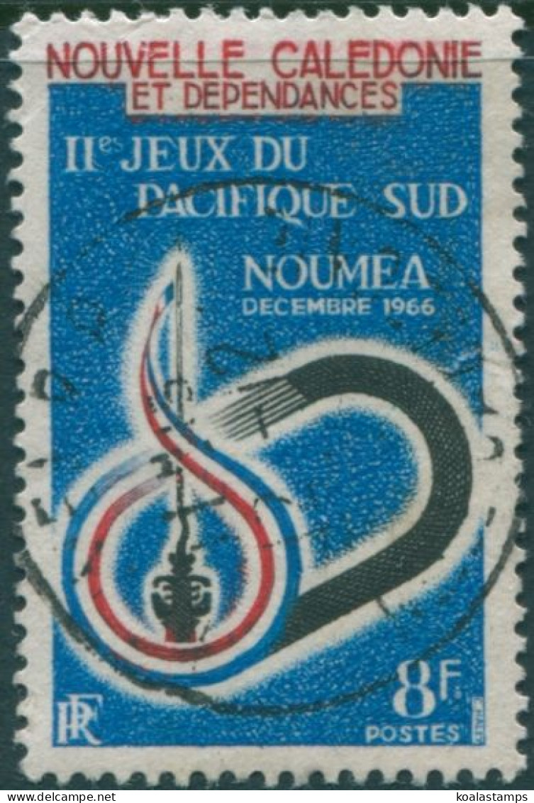 New Caledonia 1966 SG400 8f South Pacific Games FU - Andere & Zonder Classificatie