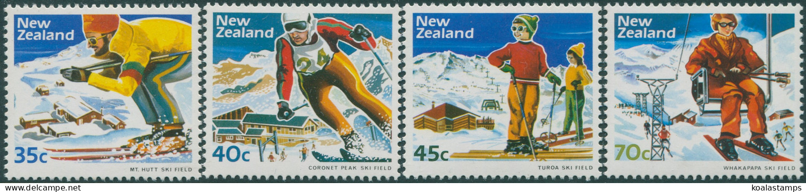 New Zealand 1984 SG1336-1339 Ski Fields Set MLH - Autres & Non Classés