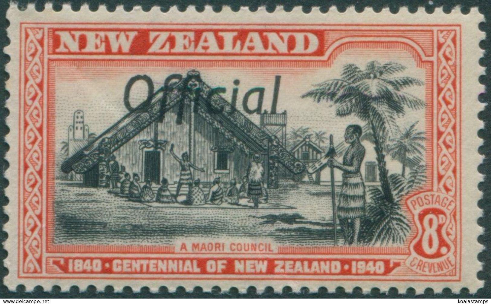 New Zealand Official 1940 SGO149 8d Maori Council MNH - Autres & Non Classés