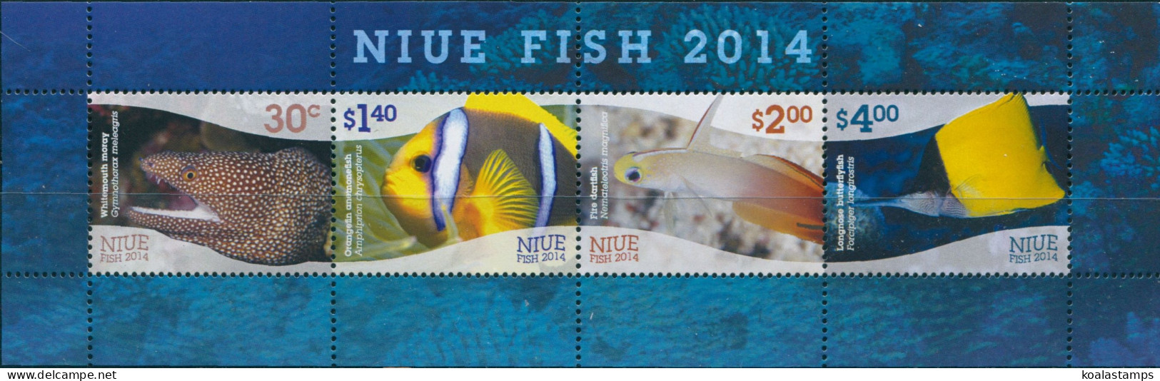 Niue 2014 SG1120 Fish MS MNH - Niue