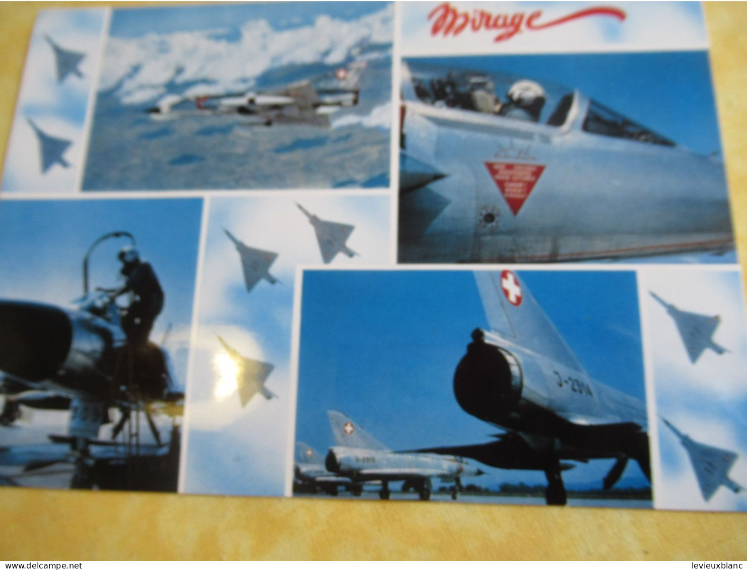 Militaria/ Aviation Suisse / 7 Cartes Postales  De Mirages/ Payerne / 1970     AV38 - Aviation