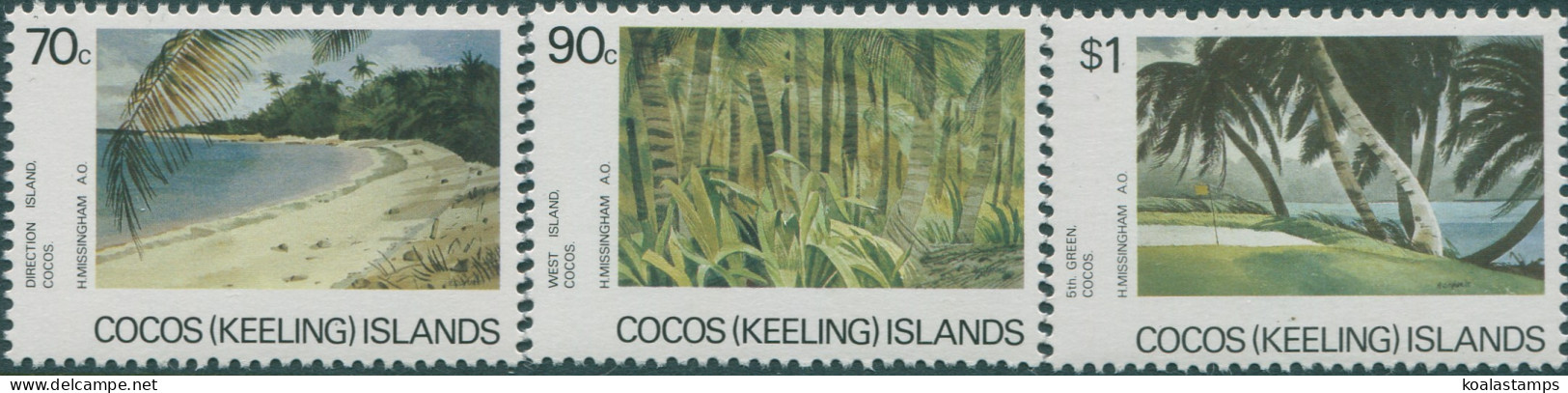 Cocos Islands 1987 SG162-164 Scenes Set MNH - Kokosinseln (Keeling Islands)