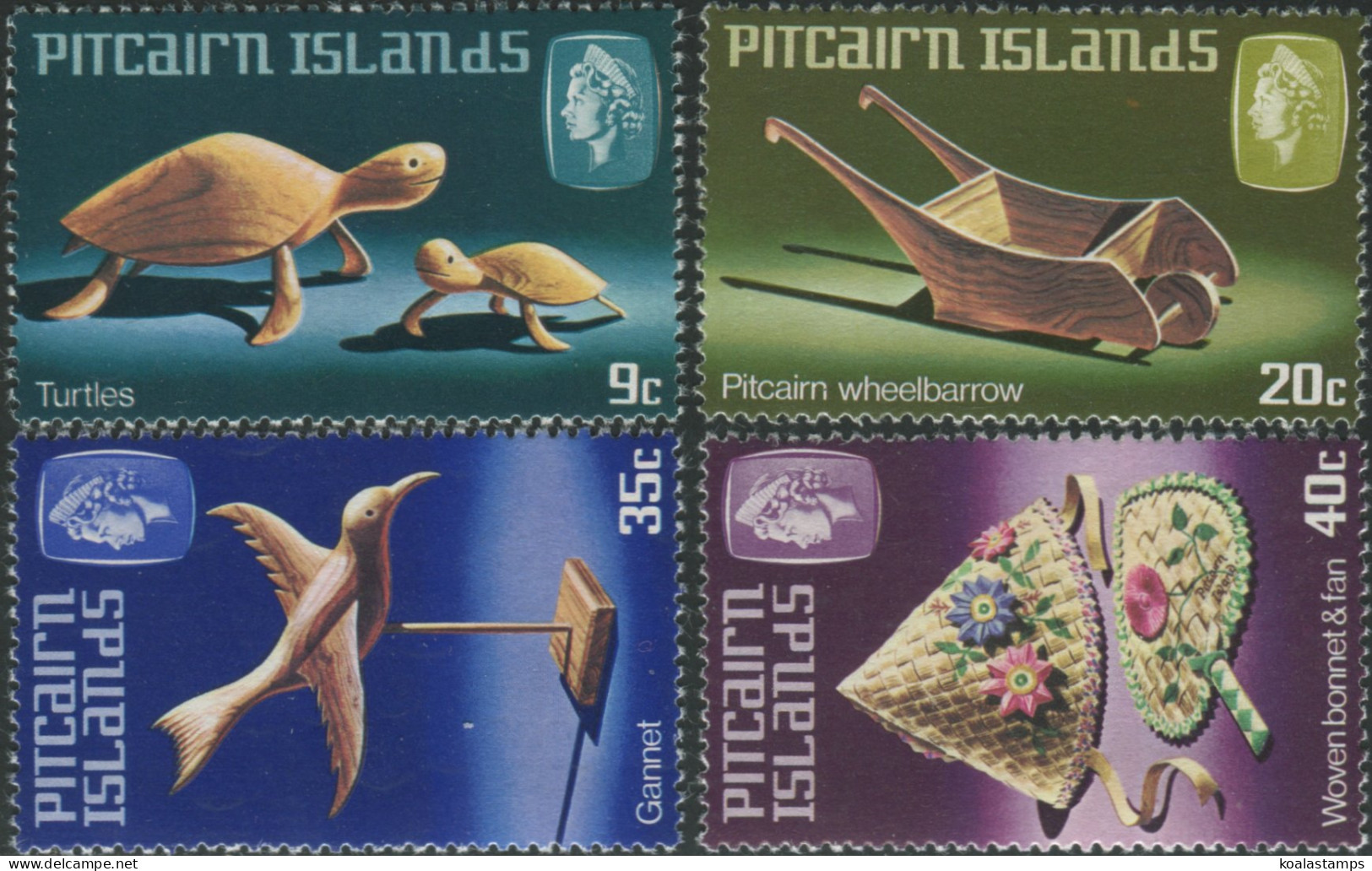 Pitcairn Islands 1980 SG207-210 Handicrafts Set MNH - Islas De Pitcairn