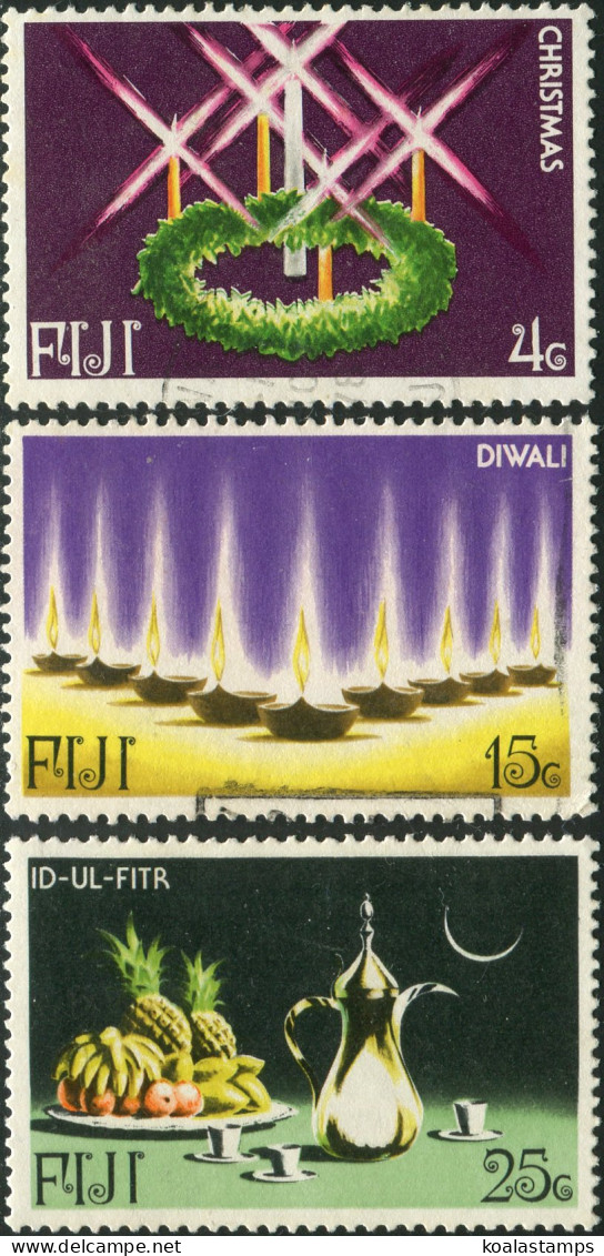 Fiji 1978 SG560-562 Festivals Part Set FU - Fidji (1970-...)