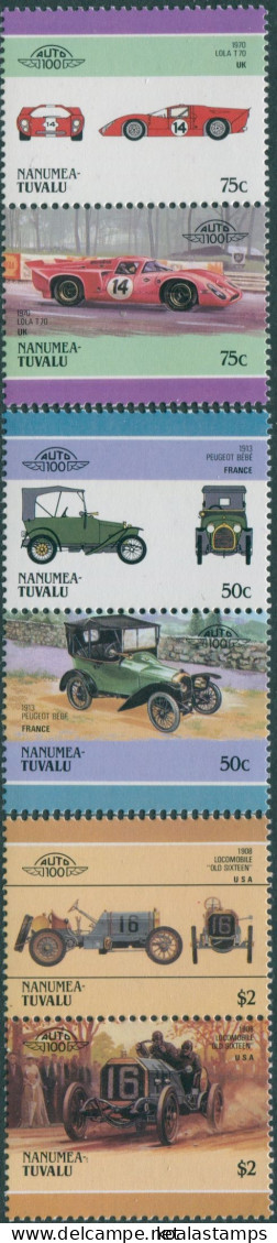 Tuvalu 1985 SG321-328 Cars Set Nanmea MNH - Tuvalu (fr. Elliceinseln)