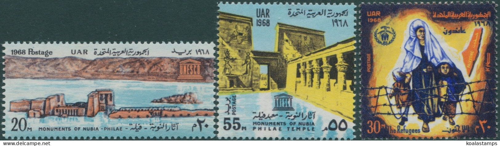 Egypt 1968 SG959-961 United Nations Day Set MNH - Autres & Non Classés