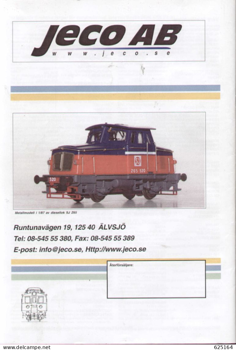 Catalogue JECO 2003  - Svenska Modeller - Handbyggda Småserier I Skala HO  - En Suédois - Unclassified