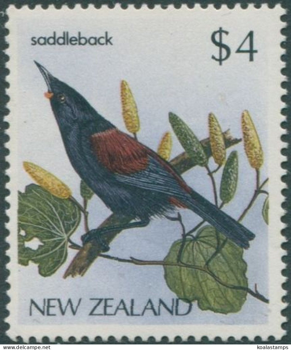 New Zealand 1982 SG1295 $4 Saddleback MNH - Autres & Non Classés