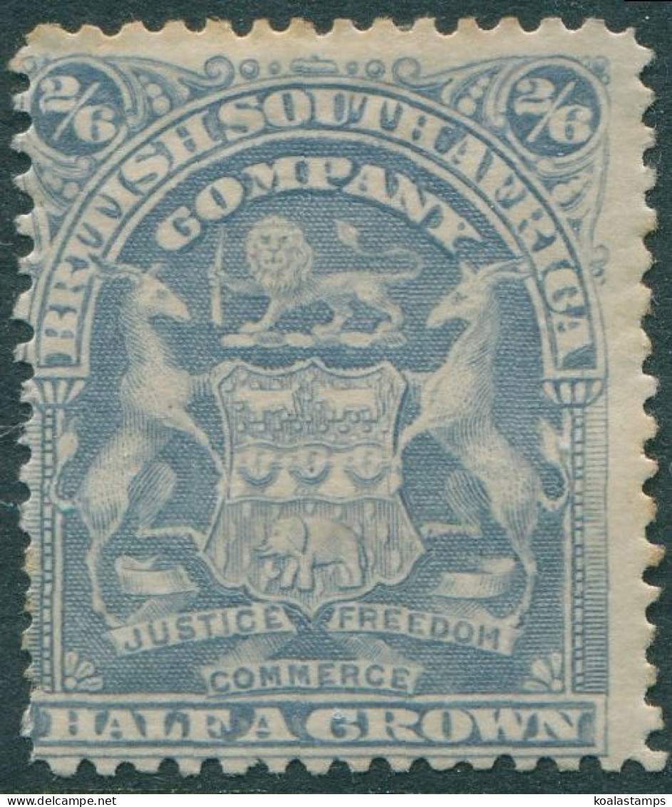 Rhodesia 1898 SG85 2s6d Bluish Grey Arms MH - Zimbabwe (1980-...)