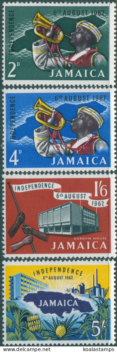 Jamaica 1962 SG193-196 Independence Set MLH - Giamaica (1962-...)