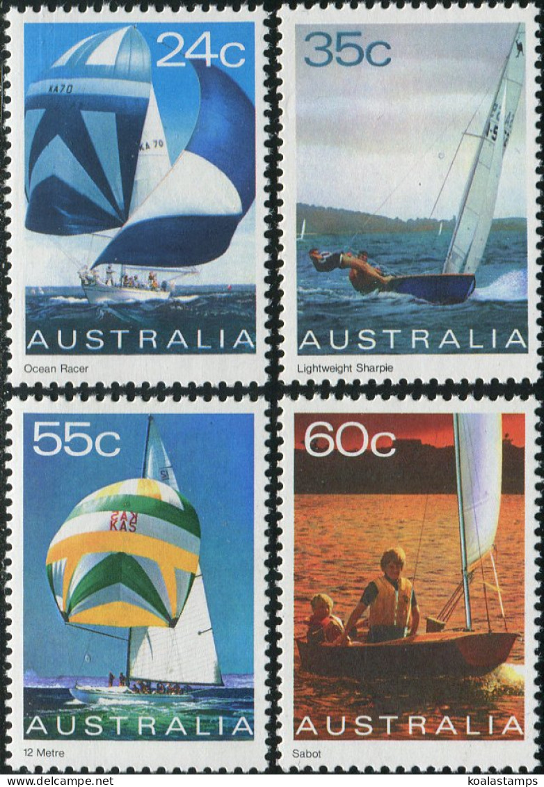 Australia 1981 SG833 Yachts Set MLH - Sonstige & Ohne Zuordnung