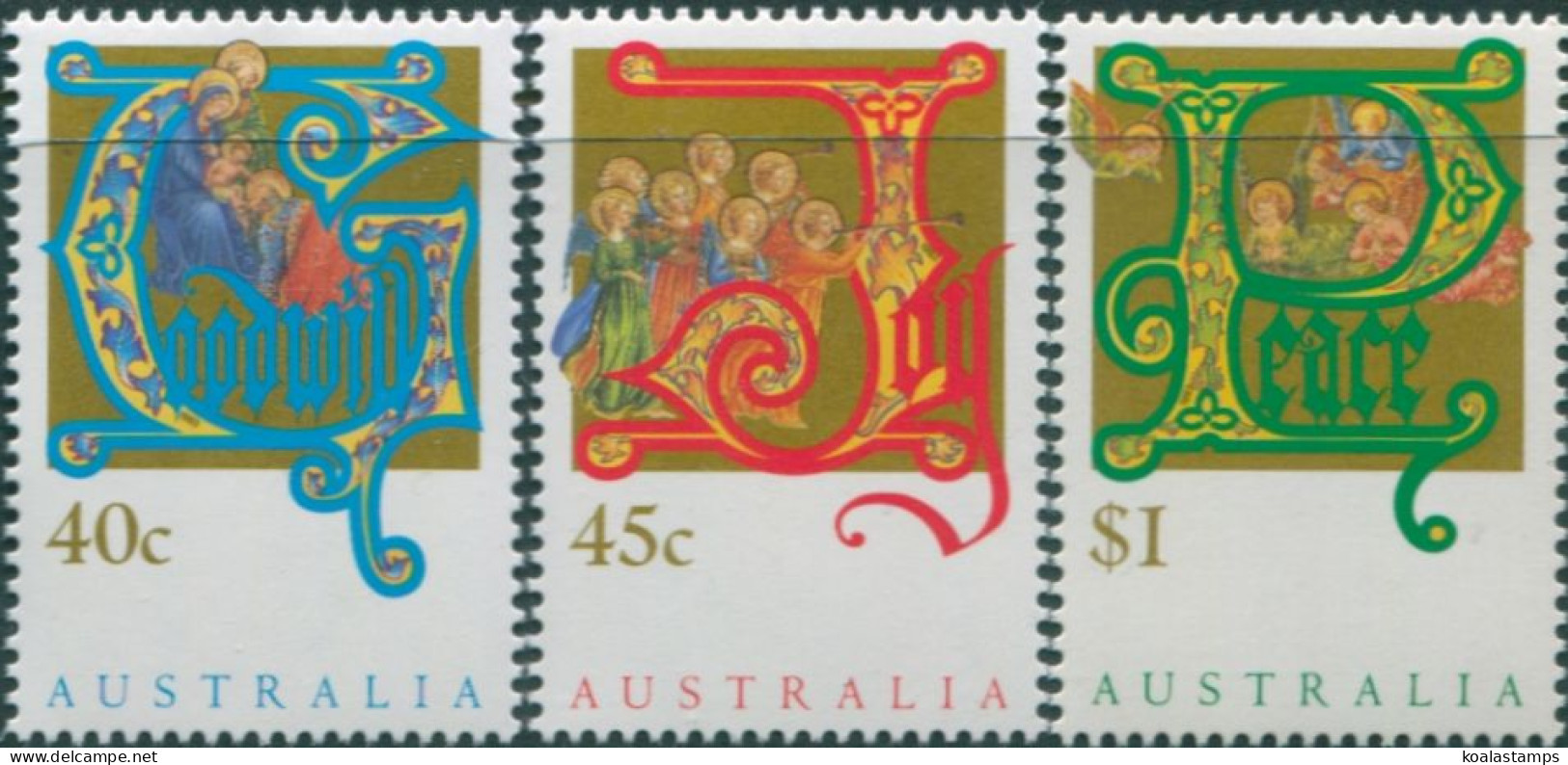 Australia 1993 SG1432-1434 Christmas Set MNH - Otros & Sin Clasificación