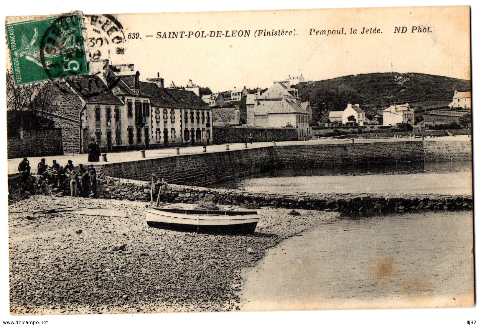 CPA 29 - SAINT POL DE LEON (Finistère) - 639. Pempoul, La Jetée - ND Phot - Saint-Pol-de-Léon