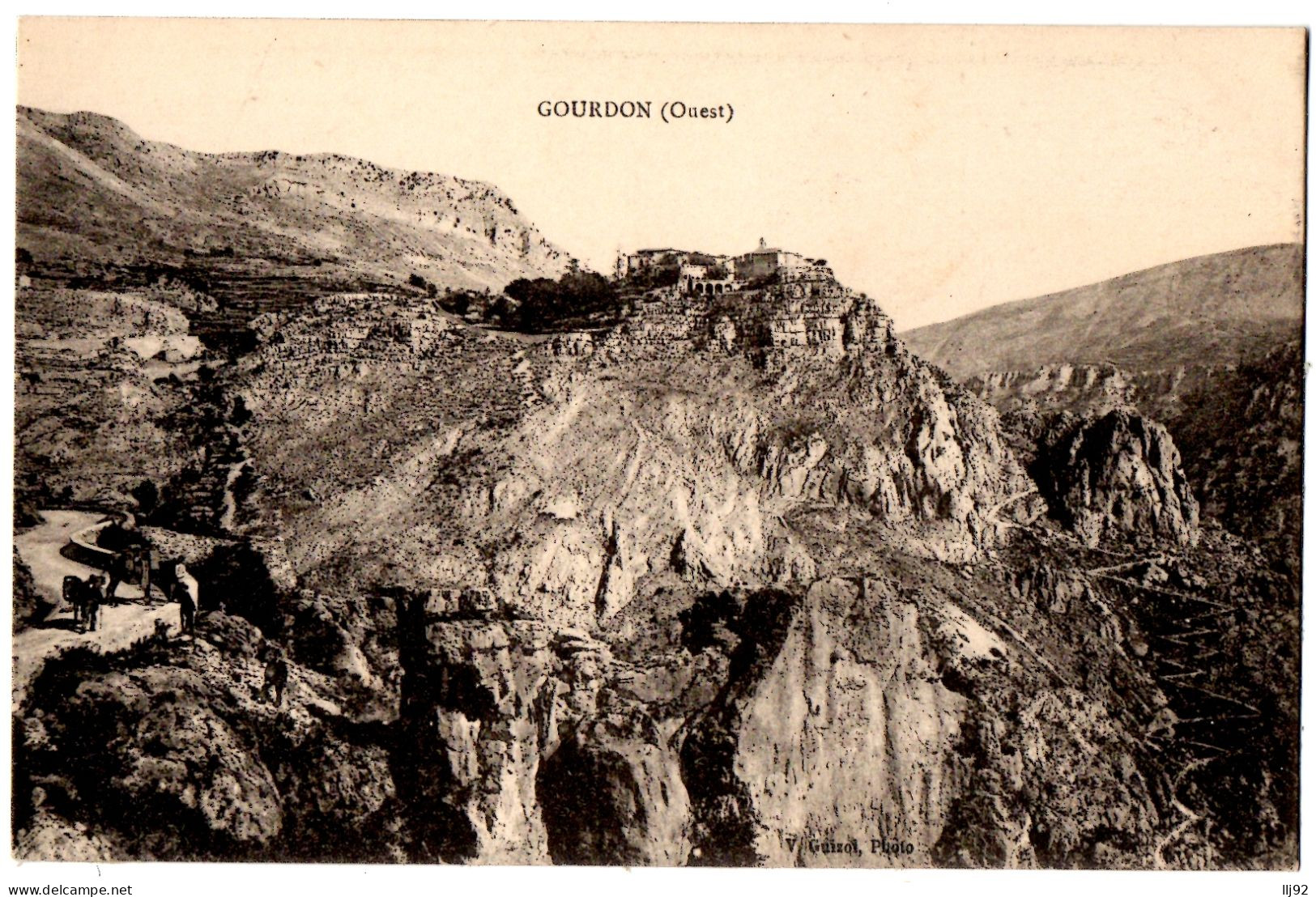 CPA 06 - GOURDON (Alpes Maritimes) - Gourdon (ouest) - Gourdon