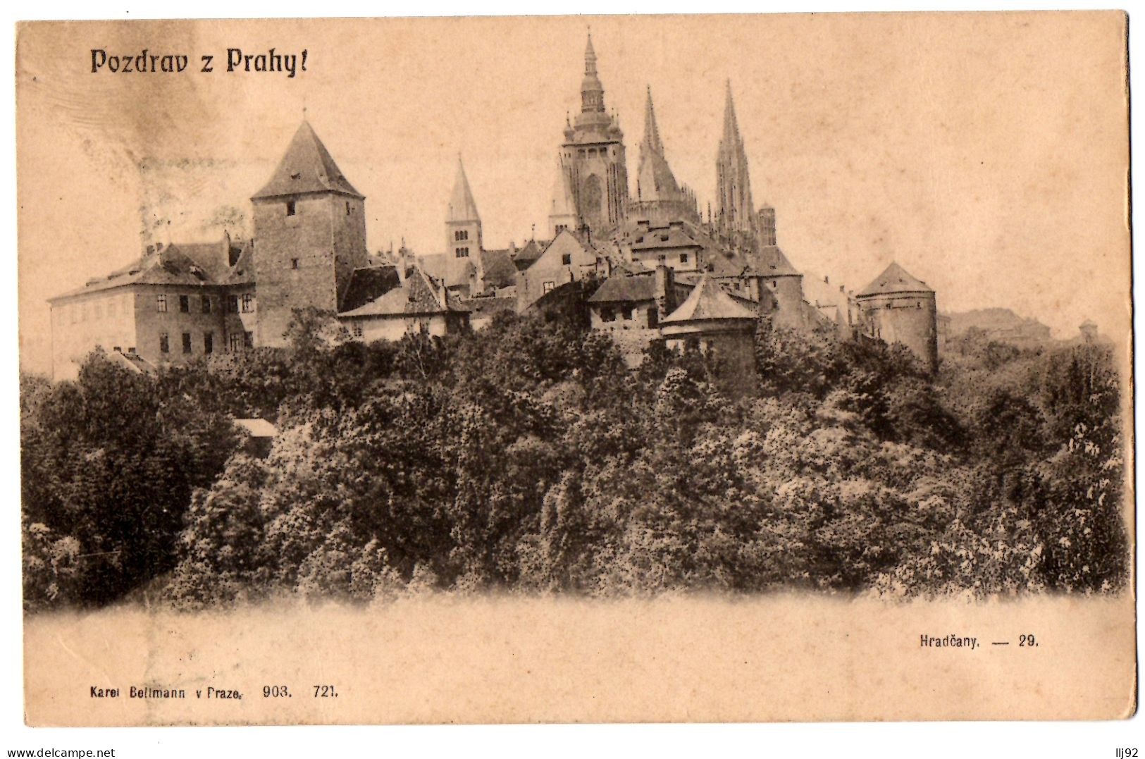 CPA TCHEQUIE - POZDRAV Z PRAHY - Tschechische Republik