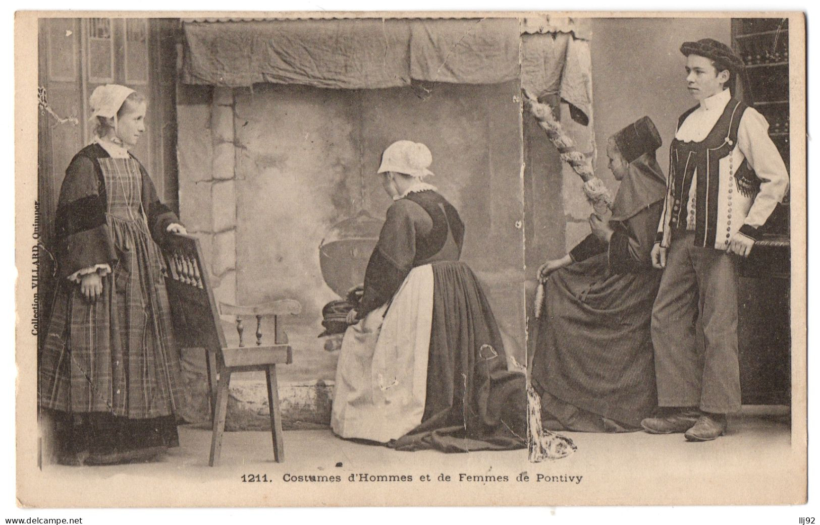 CPA 56 - PONTIVY (Morbihan) - 1211. Costumes D'Hommes Et De Femmes De Pontivy - Pontivy