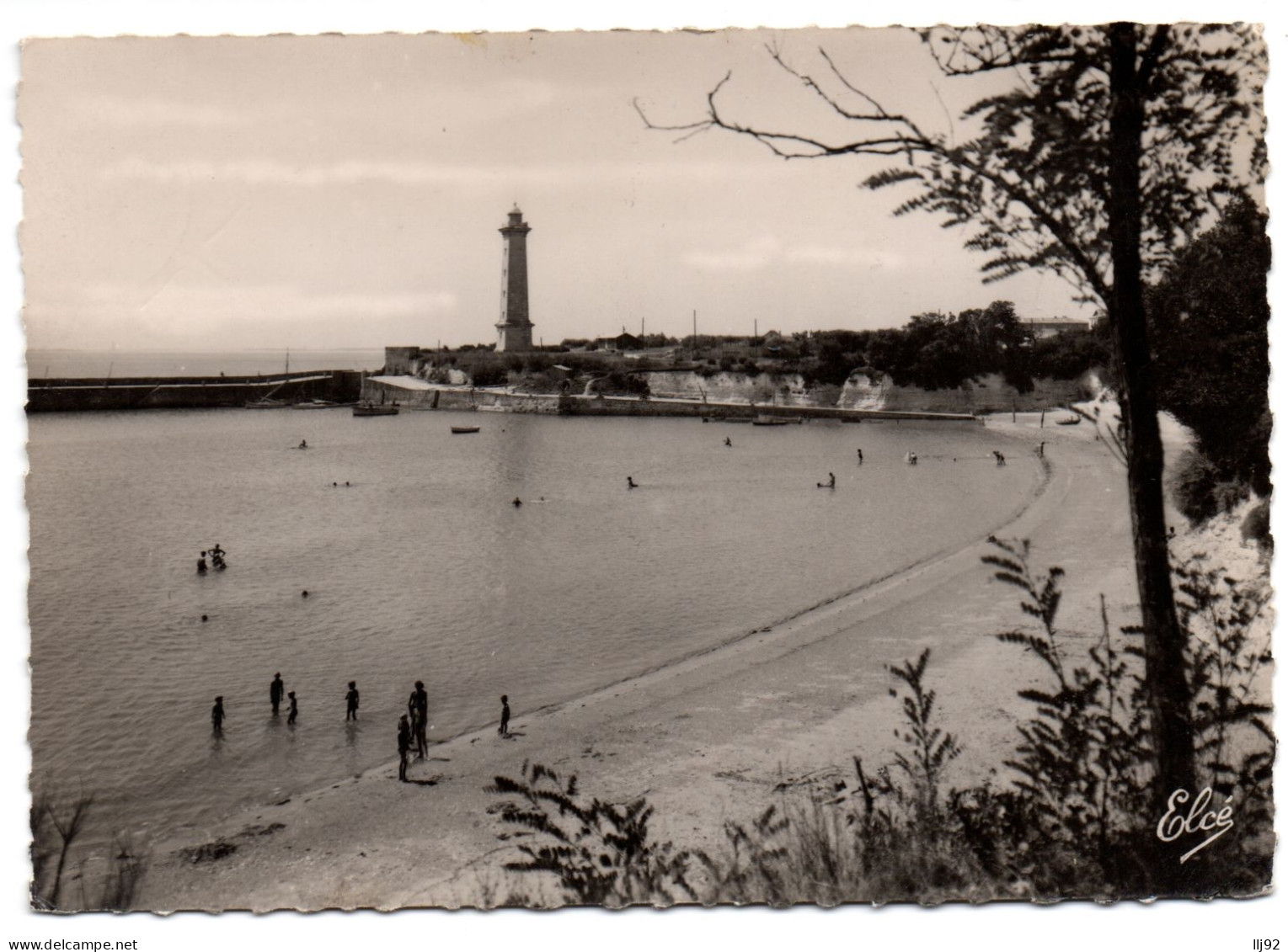 CPSM GF 17 - SAINT GEORGES DE DIDONNE (Charente-Maritime) - 12144. Le Phare, La Baignade à La Plage Du Port - Saint-Georges-de-Didonne