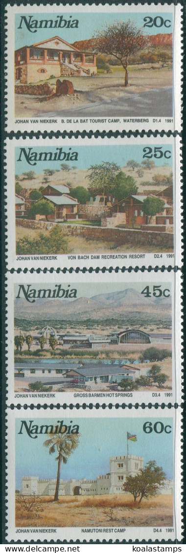 Namibia 1991 SG580-583 Tourist Camps Set MNH - Namibie (1990- ...)