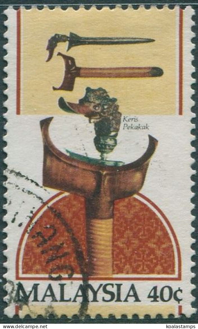 Malaysia 1984 SG293 40c Weapon FU - Maleisië (1964-...)