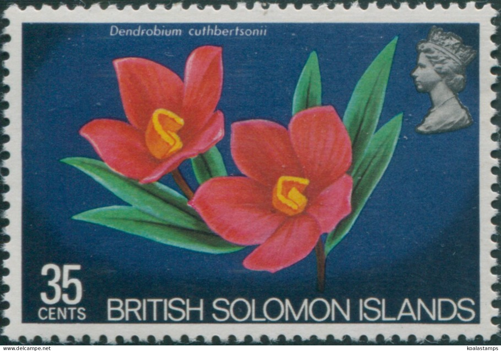 Solomon Islands 1972 SG230 35c Flower MNH - Salomoninseln (Salomonen 1978-...)