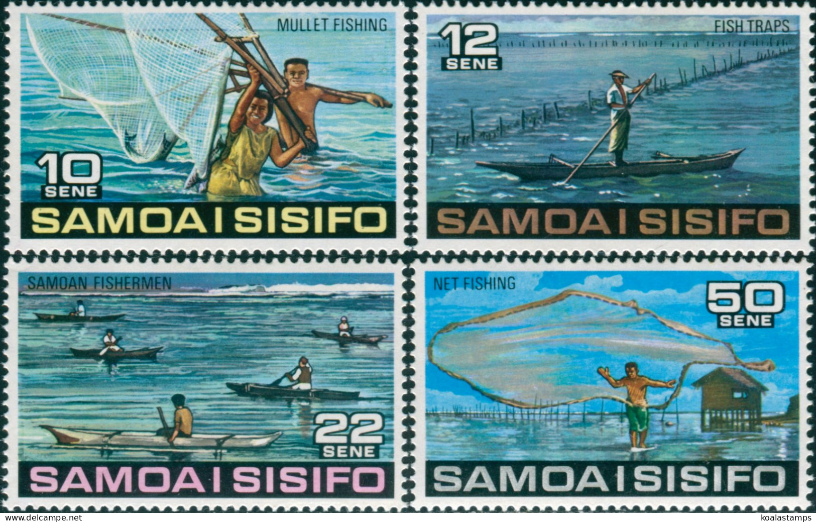 Samoa 1976 SG465-468 Fishing Set MNH - Samoa (Staat)