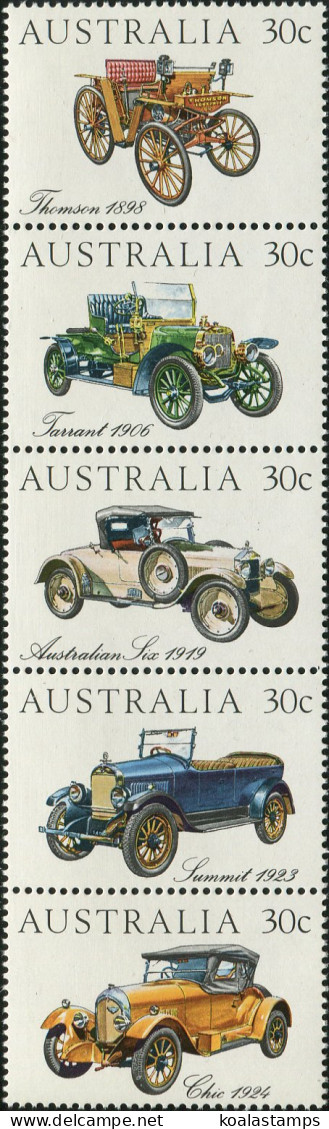 Australia 1984 SG905a Vintage Cars Strip MNH - Otros & Sin Clasificación