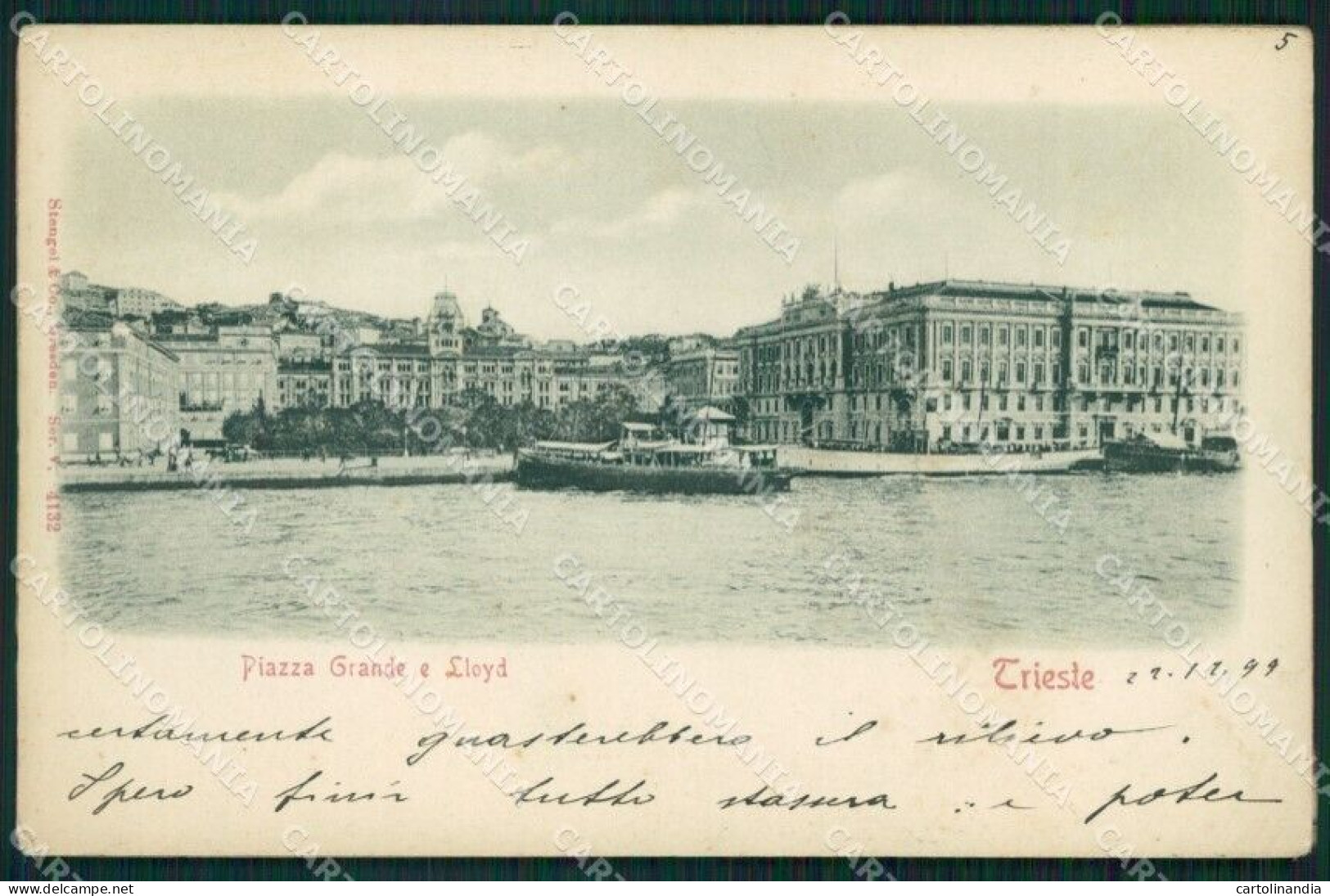 Trieste Città Rilievo Cartolina VK1628 - Trieste