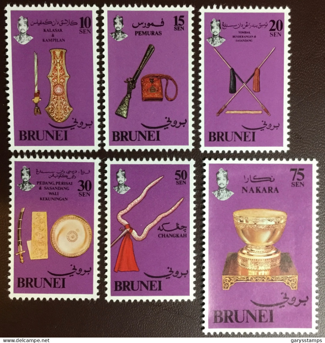 Brunei 1981 Royal Regalia 2nd Series MNH - Brunei (...-1984)