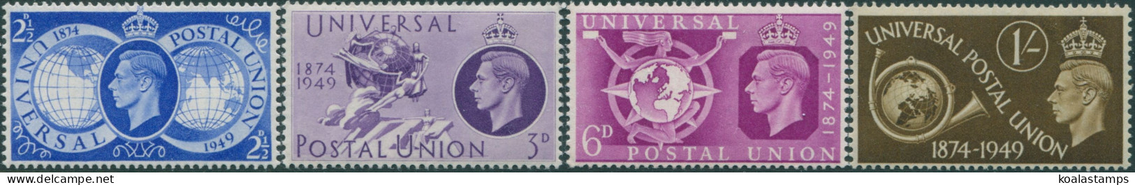 Great Britain 1949 SG499-502 KGVI UPU Set MNH - Non Classificati