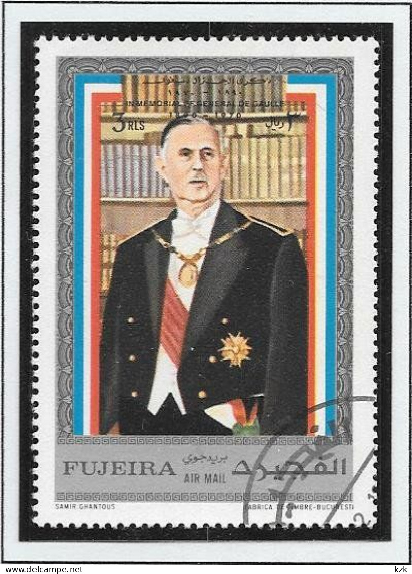 08	15 086		Émirats Arabes Unis - FUJEIRA - De Gaulle (General)