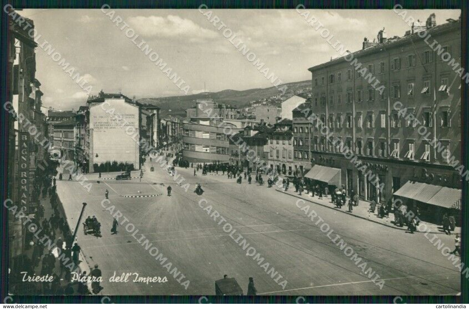 Trieste Città Piazza Dell'Impero Foto Cartolina VK1678 - Trieste