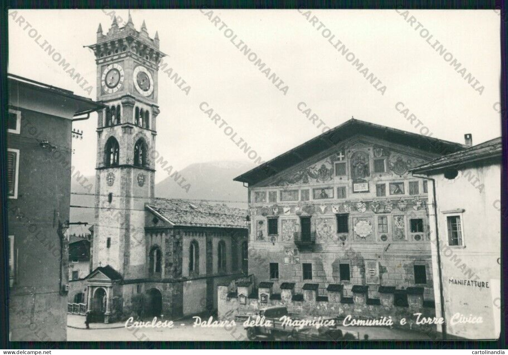 Trento Cavalese Palazzo Magnifica Comunità Foto FG Cartolina VK2786 - Trento