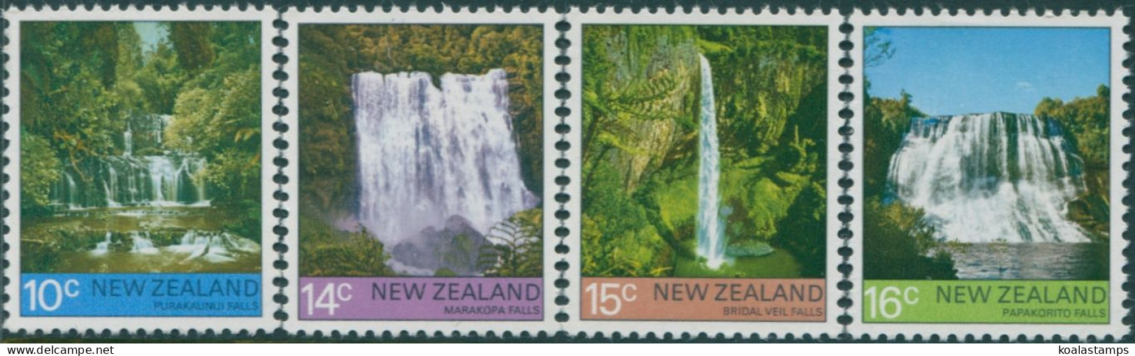New Zealand 1976 SG1121-1124 Waterfalls Set MNH - Andere & Zonder Classificatie