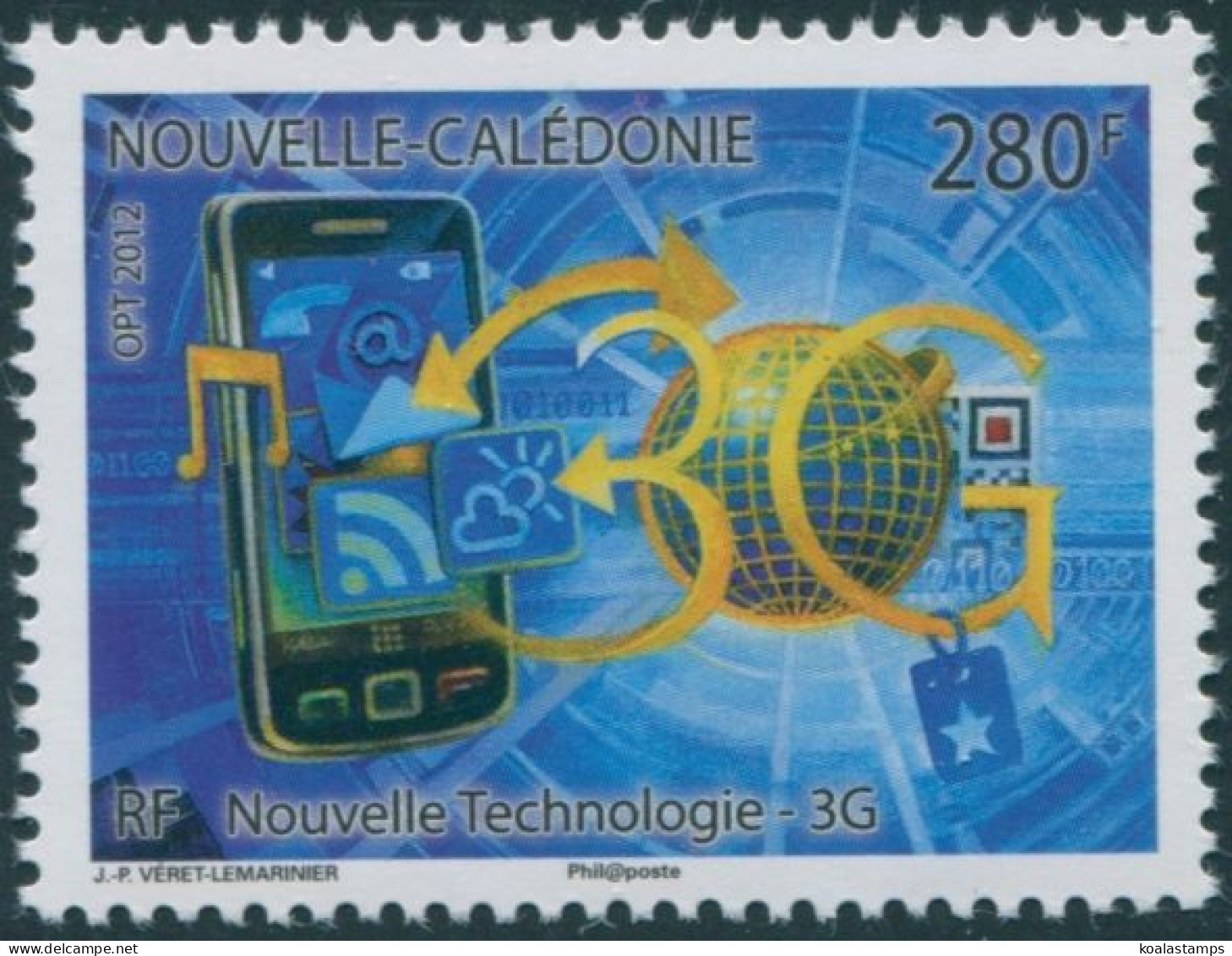 New Caledonia 2012 SG1567 280f New Technology MNH - Otros & Sin Clasificación