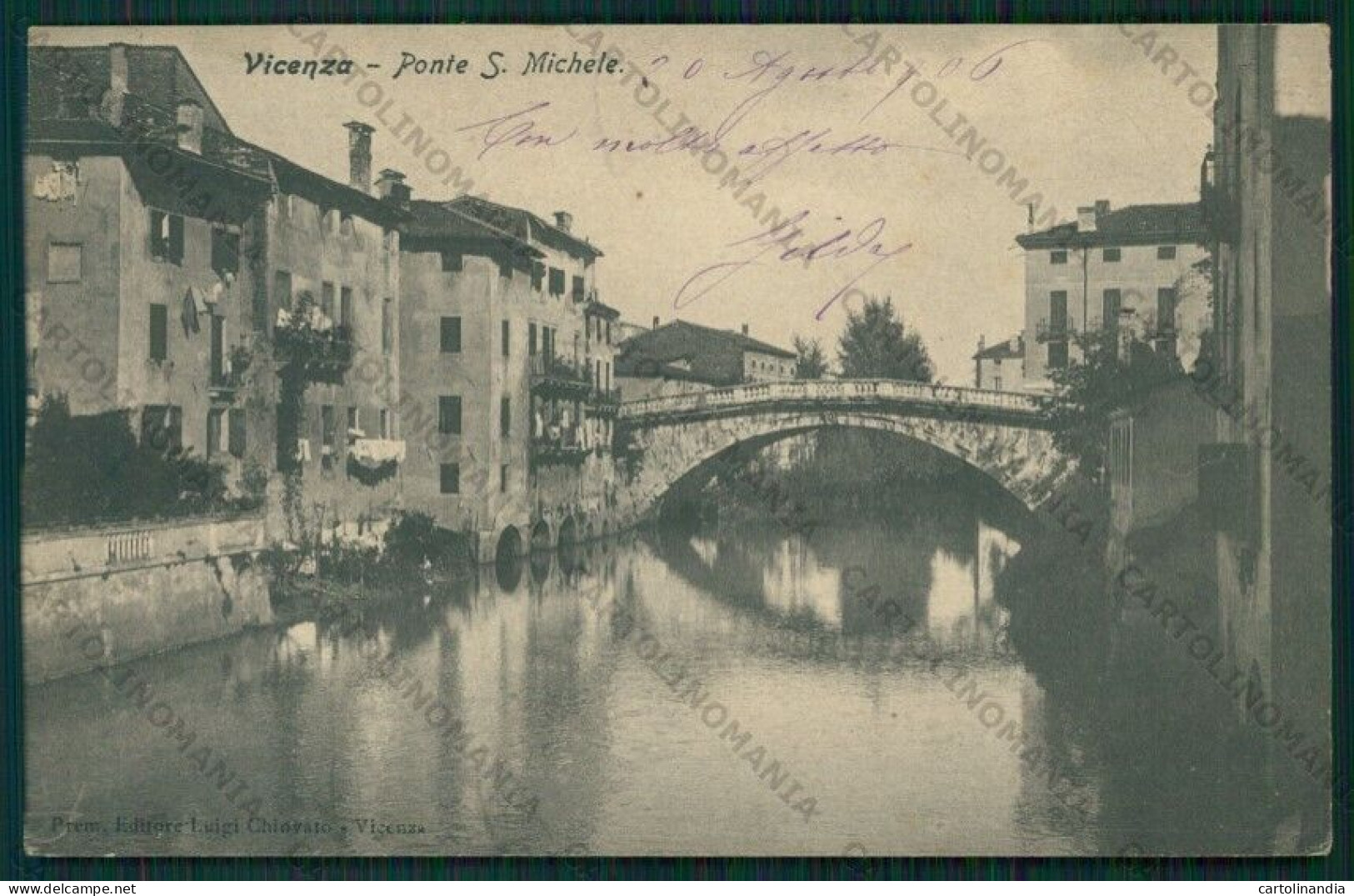 Vicenza Città Ponte San Michele Cartolina VK2083 - Vicenza