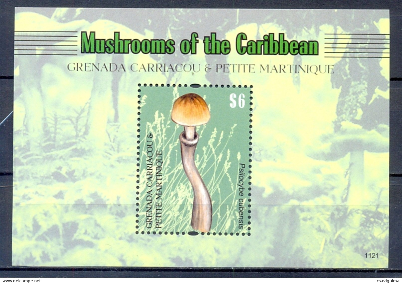 Grenada Grenadines - 2011 - Mushrooms - Yv Bf 634 - Pilze