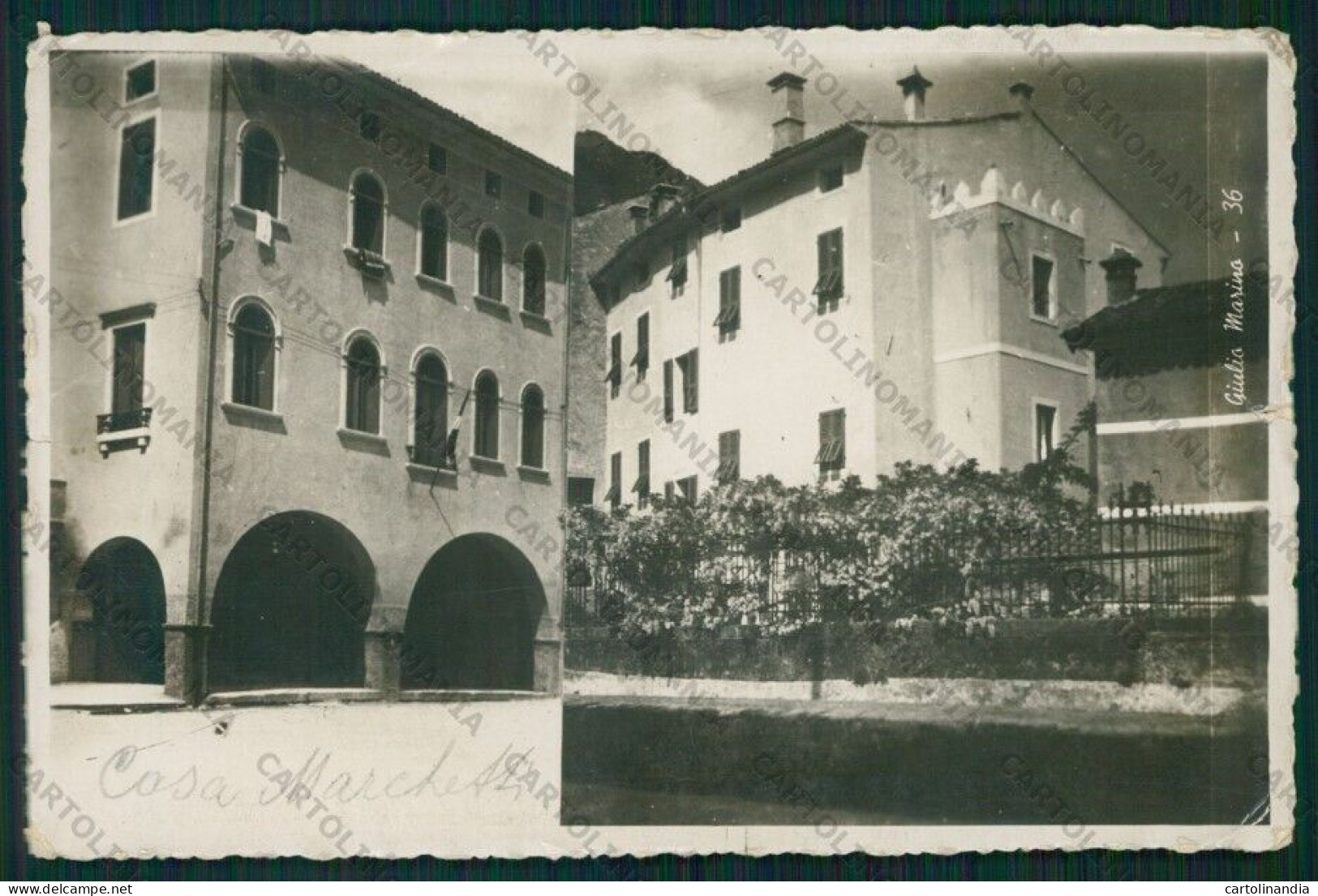 Treviso Vittorio Veneto STRAPPINI PIEGHE Foto FG Cartolina VK3191 - Treviso