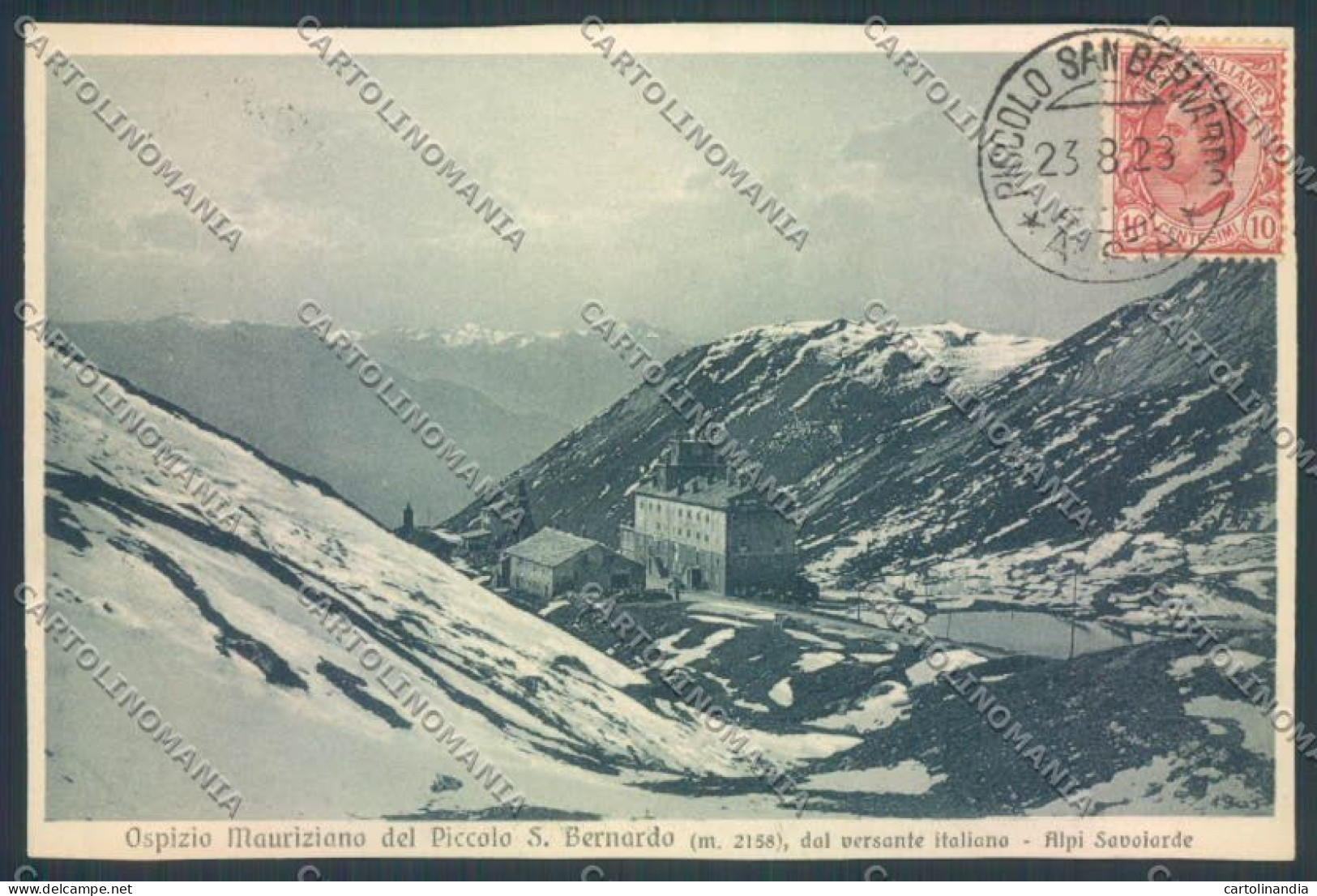 Aosta La Thuile Piccolo San Bernardo Cartolina ZQ4890 - Aosta