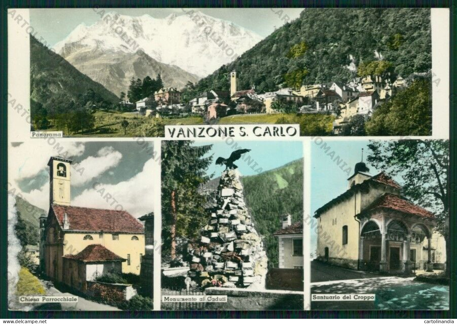 Verbania Vanzone San Carlo Foto FG Cartolina ZK2016 - Verbania