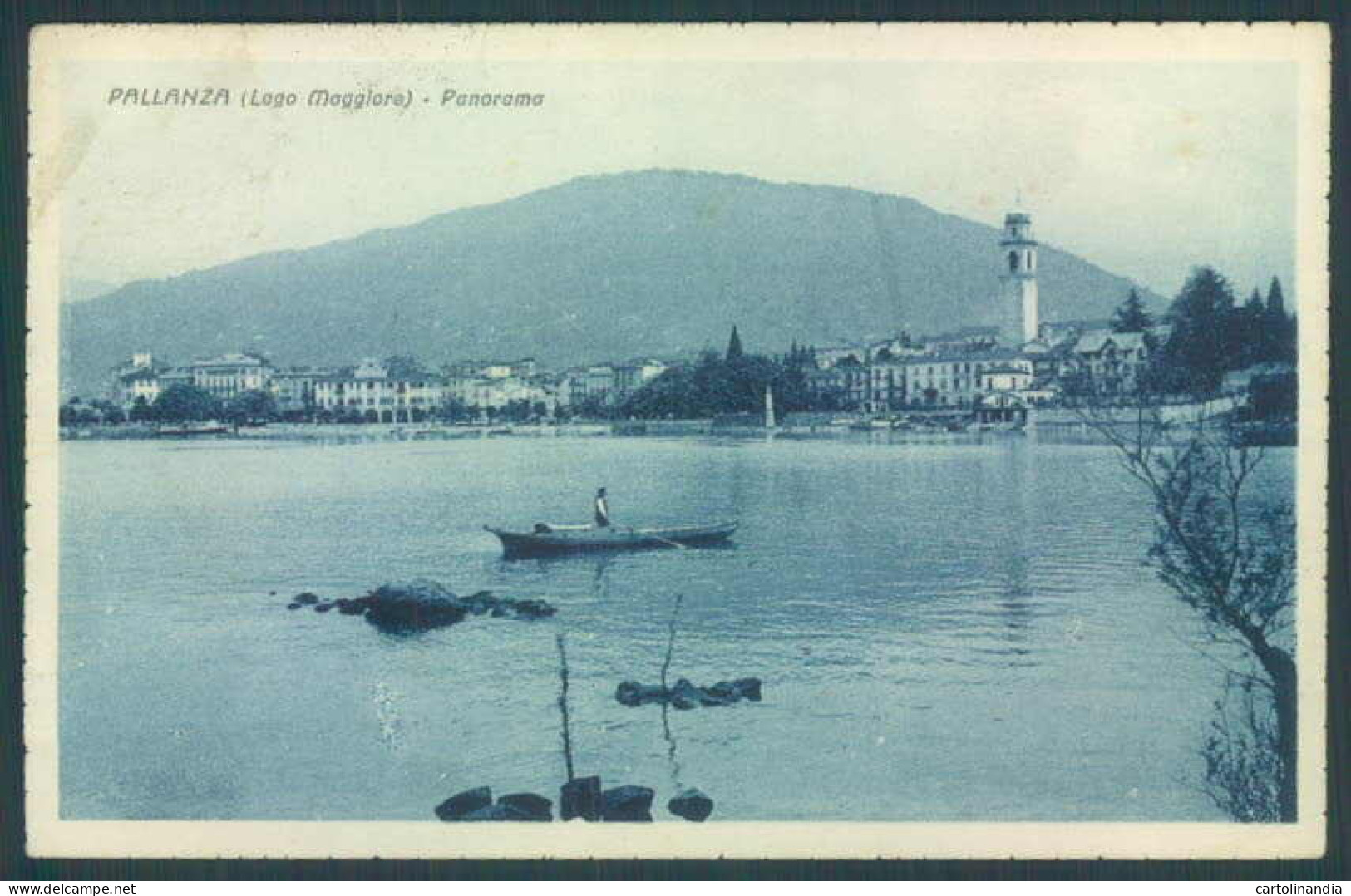 Verbania Pallanza Barca PIEGHINA Cartolina ZQ6374 - Verbania