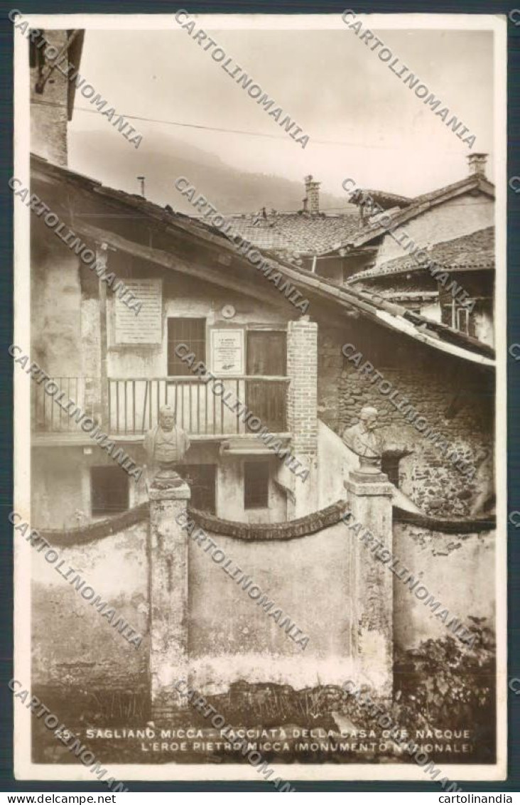 Biella Sagliano Micca Foto Cartolina ZT5751 - Biella