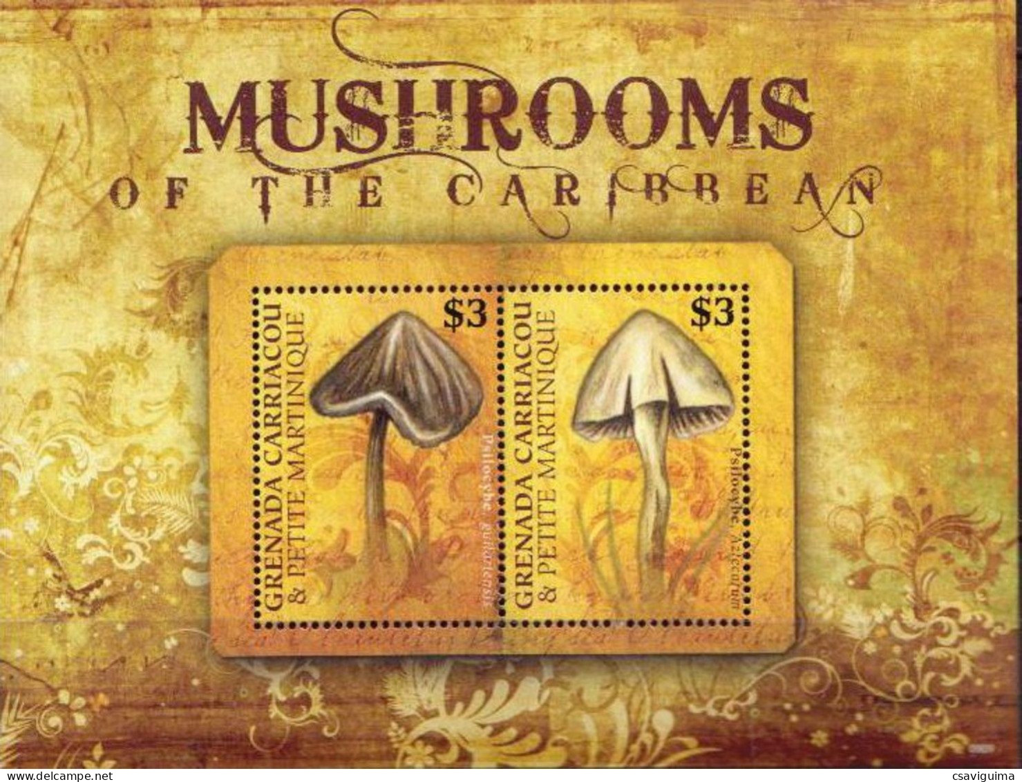 Grenada Grenadines - 2009 - Mushrooms - Yv Bf 613 - Champignons