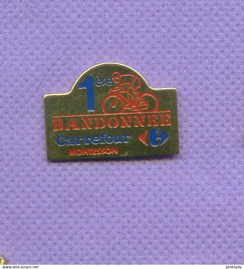 Rare Pins Magasin Carrefour Montesson Cyclisme Randonnees I202 - Cyclisme