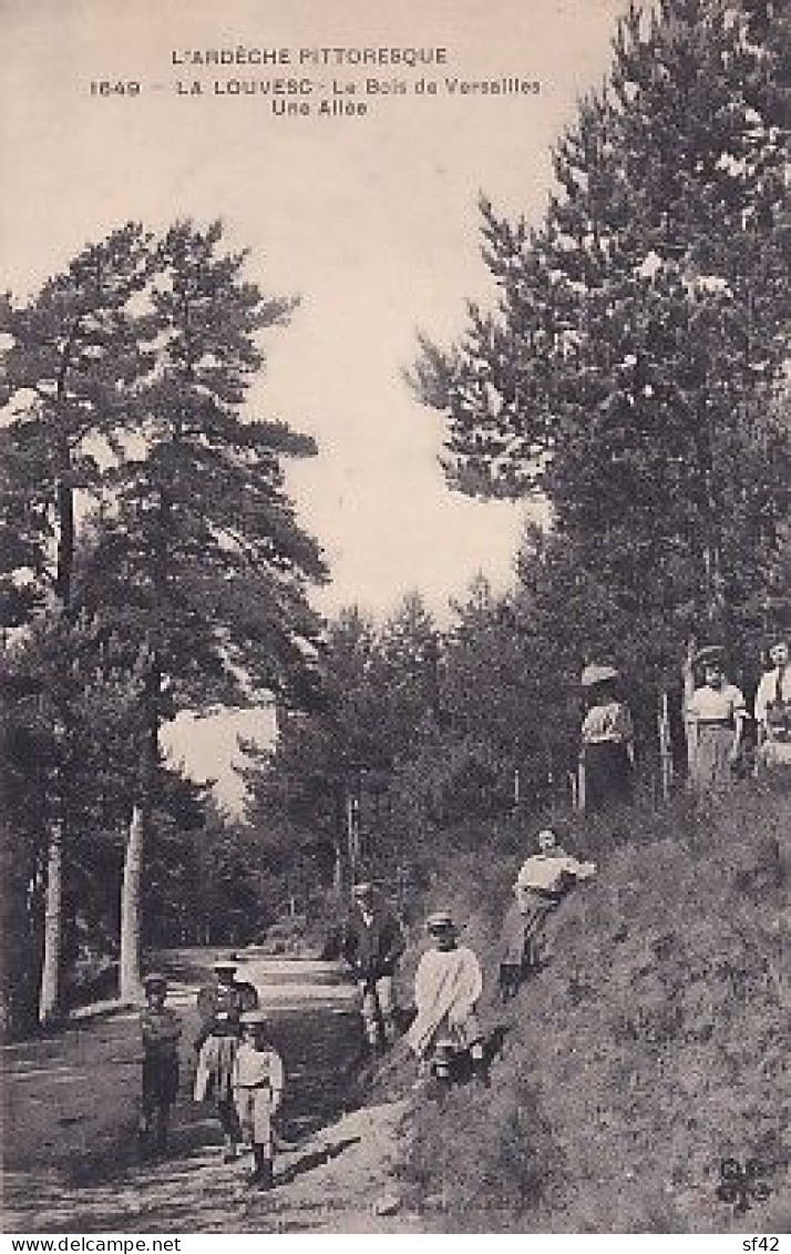 LA LOUVESC               LE BOIS DE VERSAILLES . UNE ALLEE   ARTIGE 1649 - La Louvesc