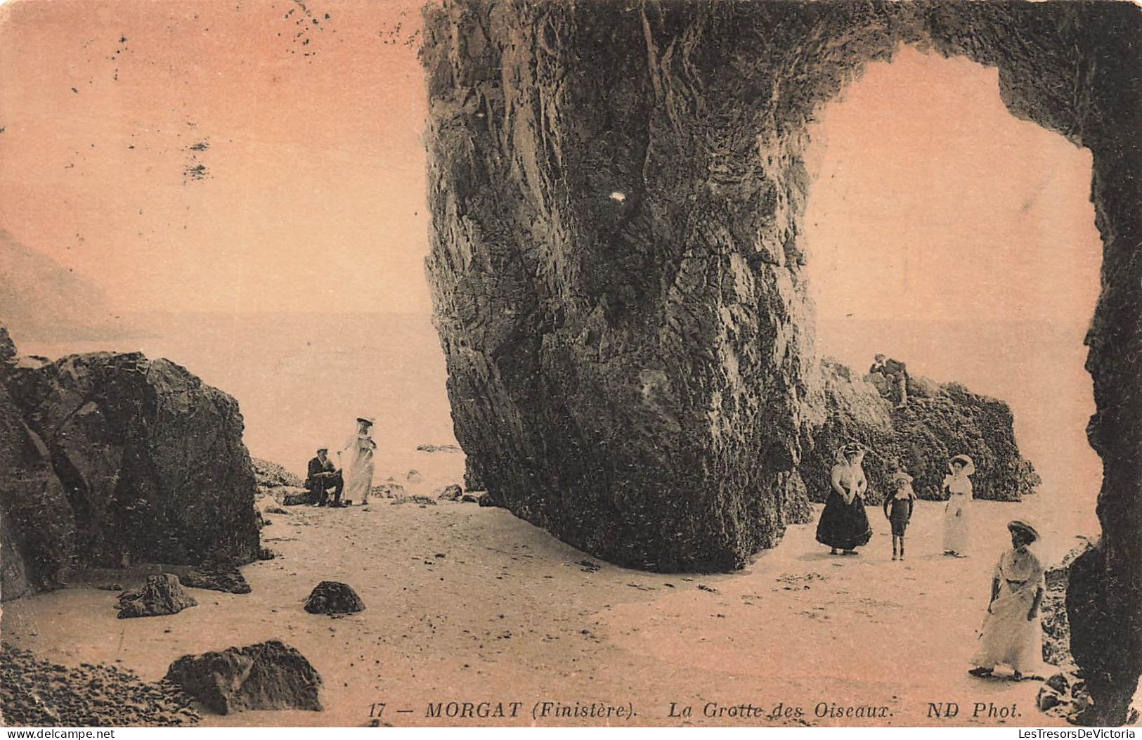 FRANCE - Morgat - La Grotte Des Oiseaux - Animé - Carte Postale Ancienne - Morgat