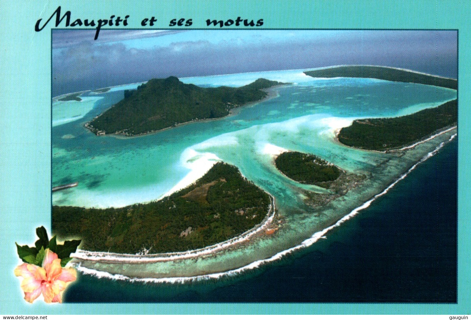 CPM - ILE De MAUPITI - Iles Sous Le Vent (vue Aérienne) ...  Edition Photo Guy Lavigne - Polinesia Francesa