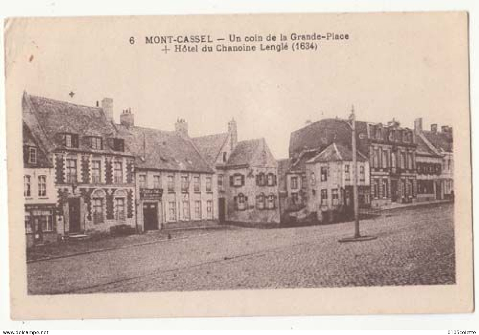 Carte France 59 - Mont Cassel - Un Coin De La Grande Place -  PRIX FIXE - ( Cd072) - Cassel