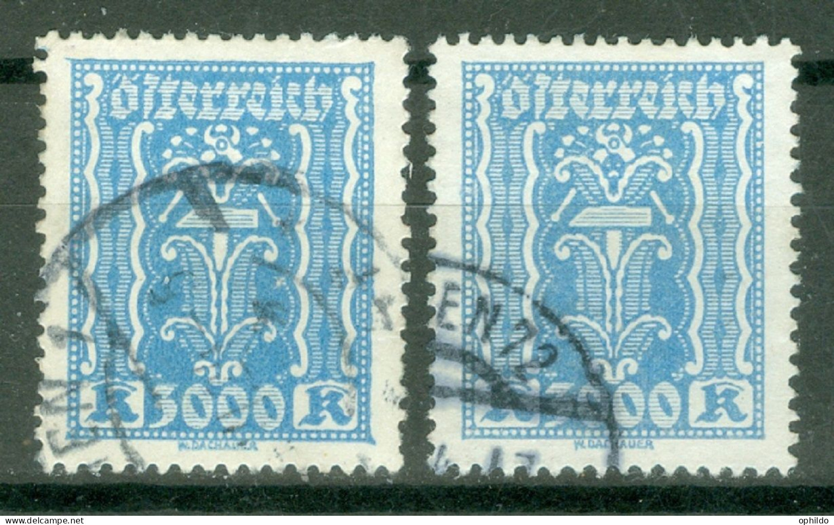 Autriche  Michel 396a Et 396b  Ob TB  - Used Stamps