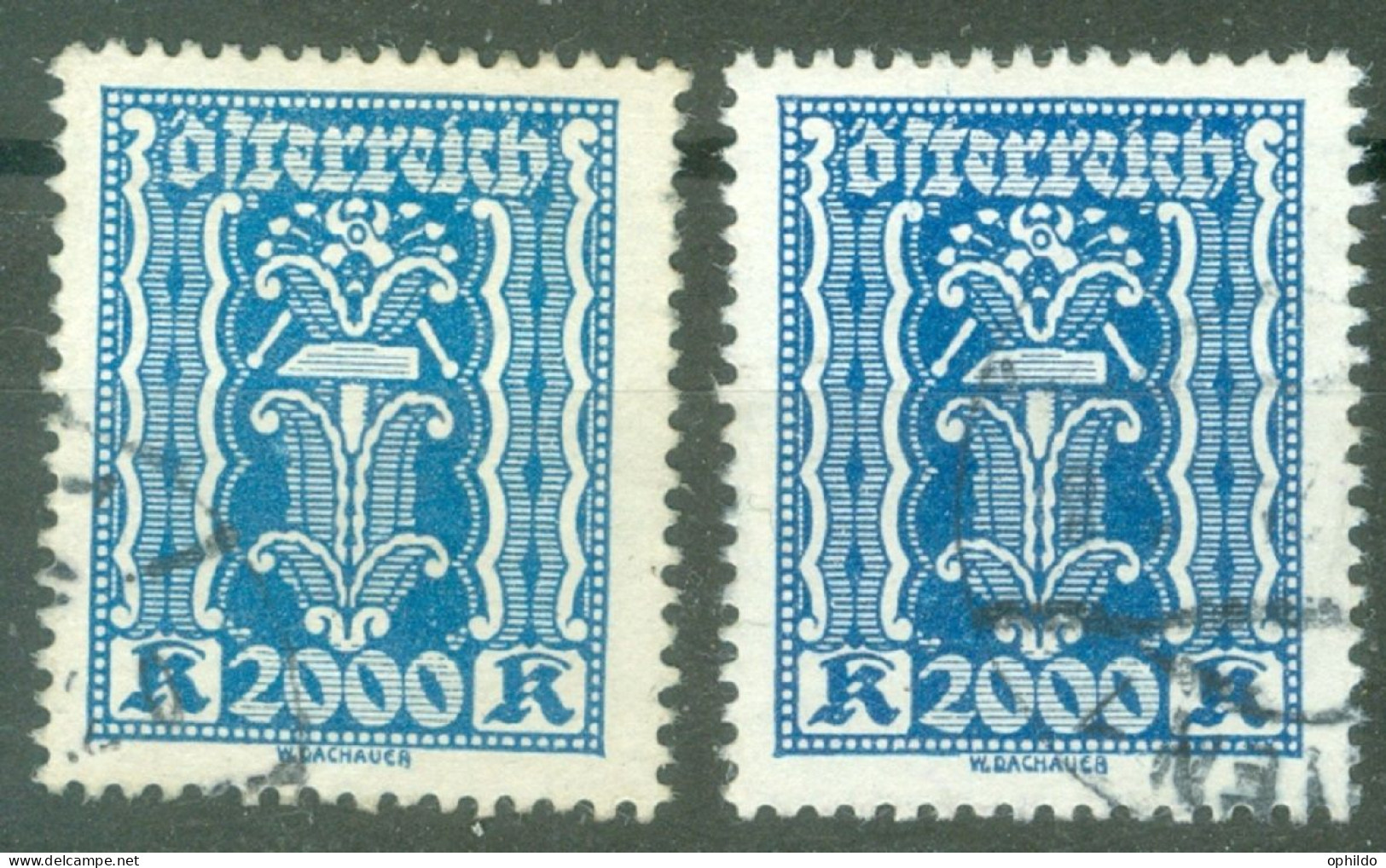 Autriche  Michel  395a Et 395b  Ob TB  - Used Stamps