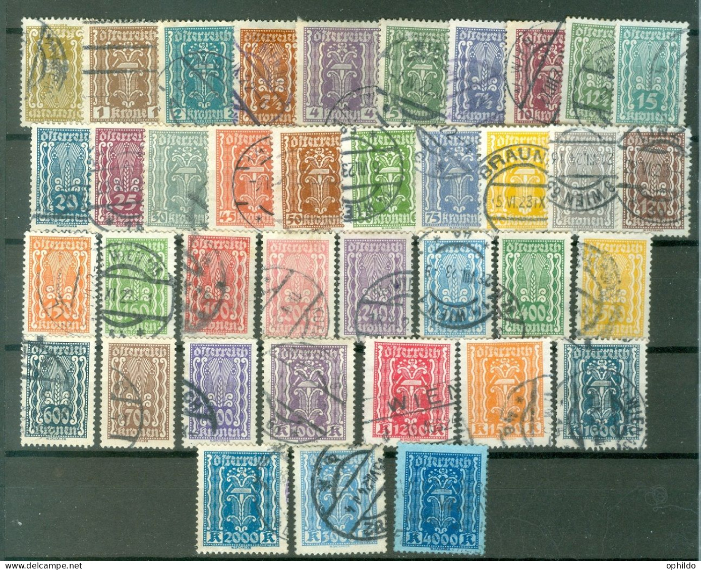 Autriche   Michel 360/397 Ob  Voir Scan Et Description   - Used Stamps